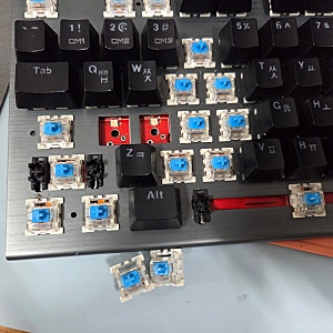 맥스틸 키보드 수리 MAXTILL TRON G100K Keyboard 버튼 교체 수리 1 - 맥스틸 키보드 매장 수리. 대전....