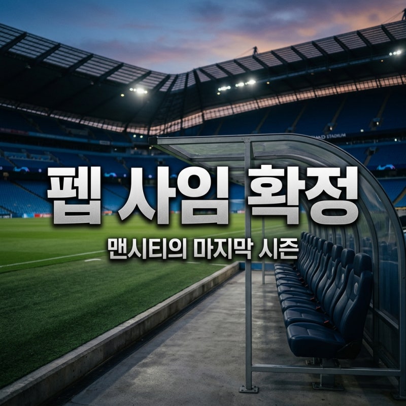 맨시티 펩 감독 사임 결별 유력 차기 사령탑 후보와 향후 전망