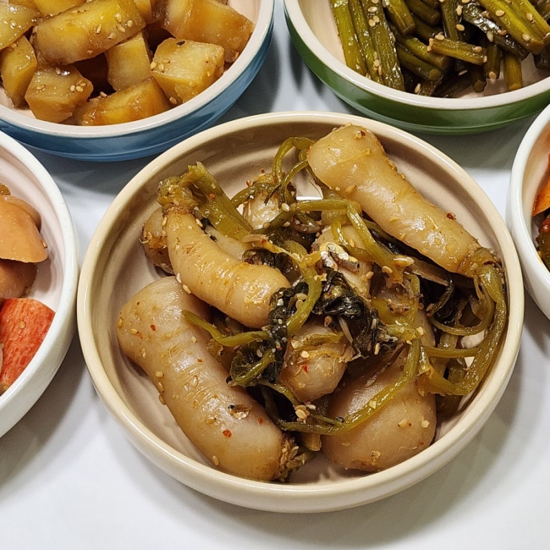 총각김치지짐 총각무지짐 달랑무 알타리무지짐