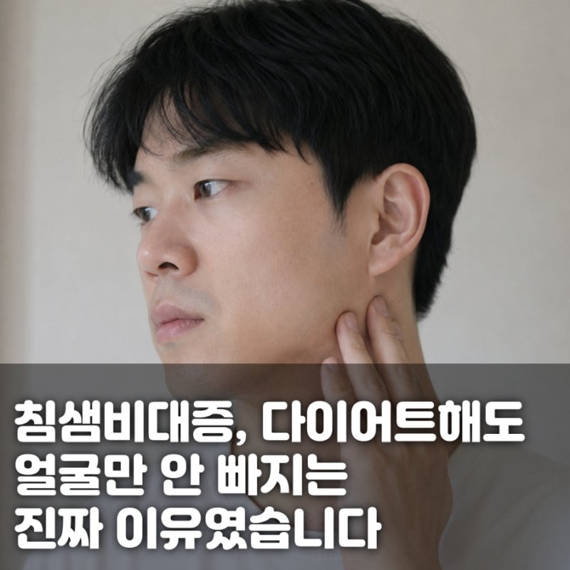 침샘비대증, 다이어트해도 얼굴만 안 빠지는 진짜 이유였습니다