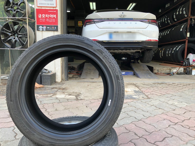 아반떼CN7 아반떼AD 아반떼MD 아반떼HD 아반떼N 한국타이어 키너지GT 225/45R17 점검부터 장착까지....