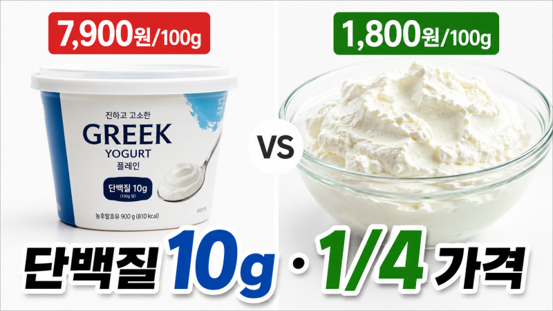 그릭요거트 만들기 황금비율 3:1, 유청분리 실패없이 꾸덕하게 만드는법