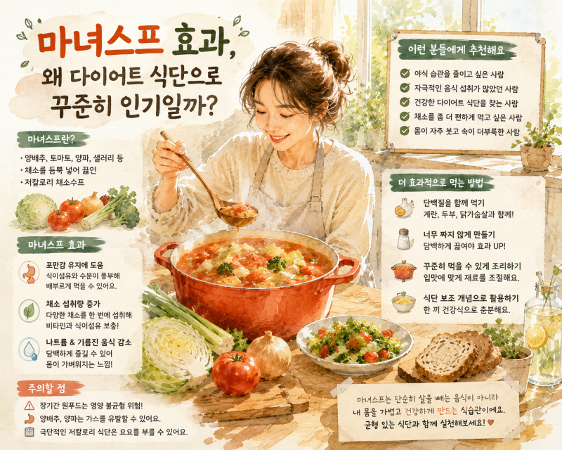마녀스프 효과, 왜 다이어트 식단으로 꾸준히 인기일까?