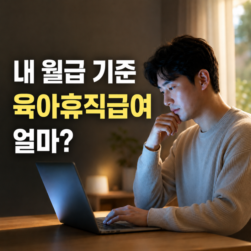육아휴직급여 — 통상임금 80% 기준 실수령액 계산법 한 번에