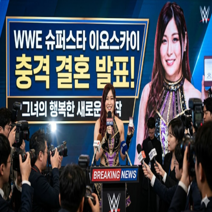 WWE 슈퍼스타이자 전 여성챔피언 이요스카이(IYO SKY)!! 나라쿠와 깜짝 결혼발표!! 물론 3년전에 이미 혼인신고를 마친 법적부부라고??