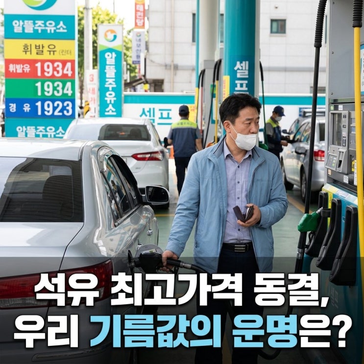 <b>석유 최고가격 동결</b> 이슈 배경 총정리
