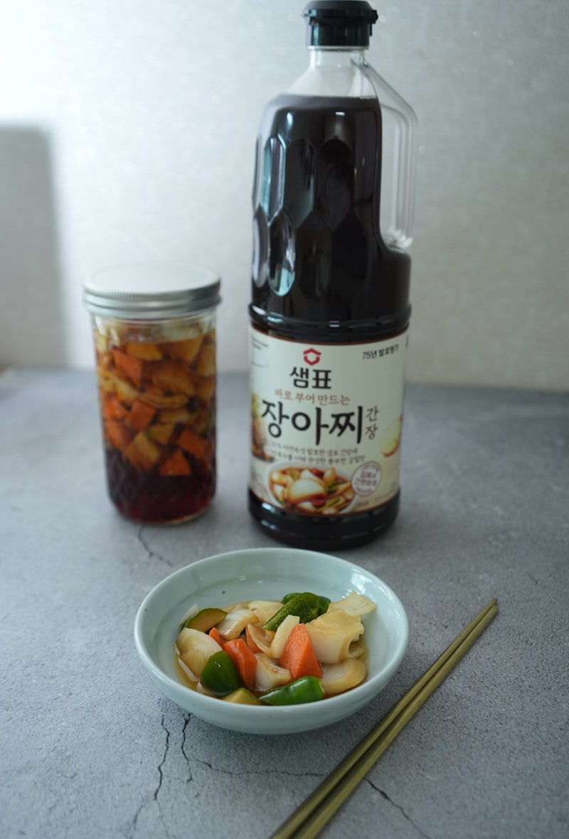 샘표 장아찌간장소스 비율 완벽한 장아찌 만드는법