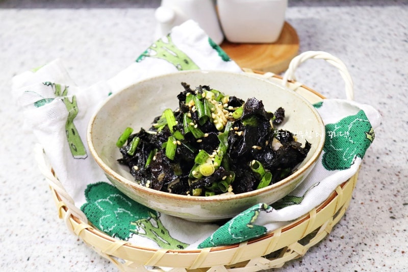 쪽파 김무침 만드는 법 짭짤 반찬 요리 김쪽파무침 양념장 레시피