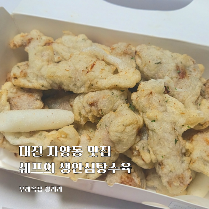 대전 자양동 맛집 | 쉐프의 생안심탕수육 대전본사직영점 찹쌀 안심탕수육