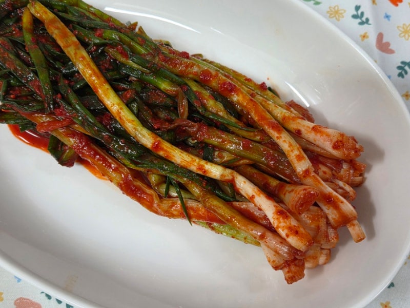 온작 이영자파김치 짜장라면과 꿀조합 꽃게액젓의 깊은 맛 김치미감