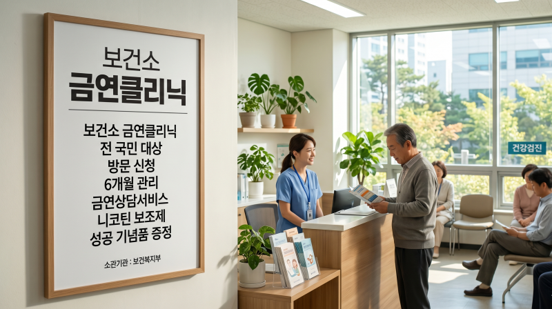 보건소 금연클리닉 지원내용 신청방법 6개월 성공 기념품 혜택 총정리