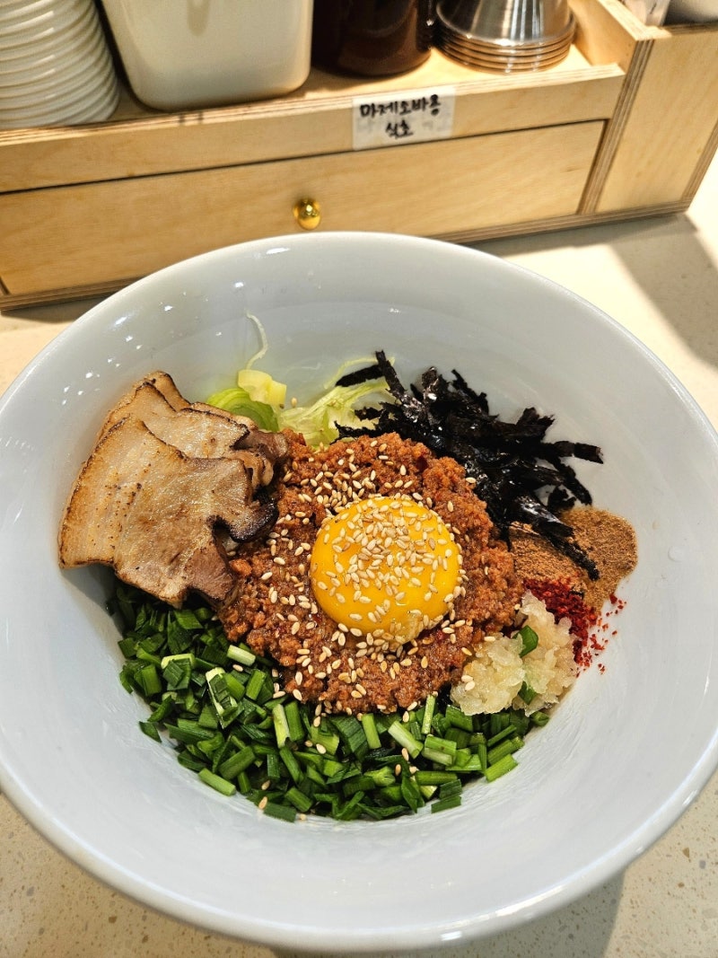 삼미당 여의도점 교보증권빌딩 여의도라멘맛집 웨이팅 마제소바 점심메뉴 추천
