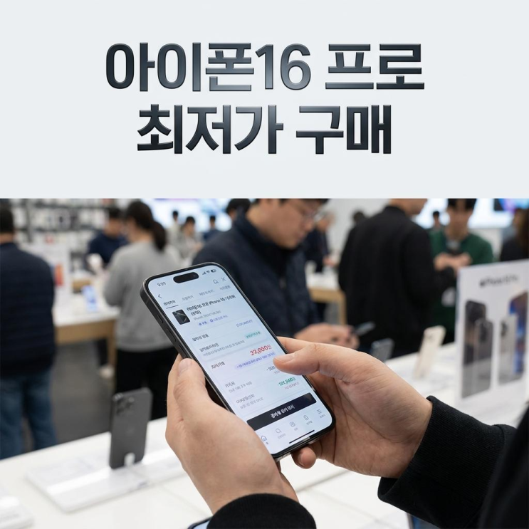  아이폰16 프로 추가 지원금 받아 최저가로 싸게사는법