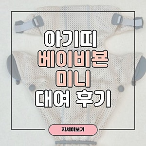 신생아 아기띠 추천 베이비뵨 미니 메쉬 페어리 핑크 대여 내돈내산 후기