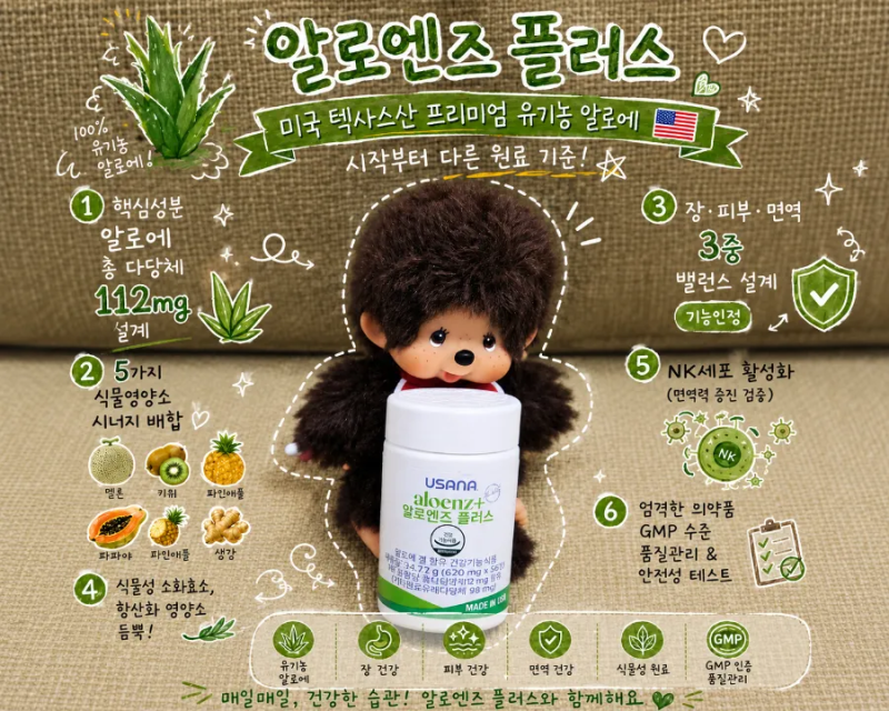 “8년차 유사나 전문가가 말하는 ‘비싼 영양제’의 진실”(첫번째, 유사나 알로엔즈 플러스....