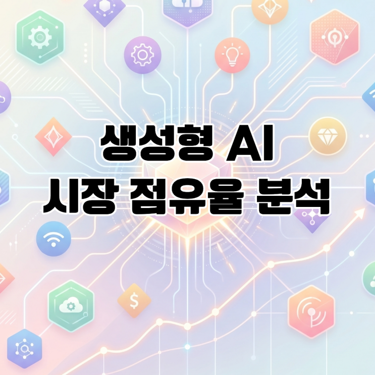  생성형 AI 시장 점유율 분석 멀티 플랫폼 인프라 현황