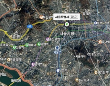네이버위성지도 실시간으로 보는 방법 고화질 다운로드하기