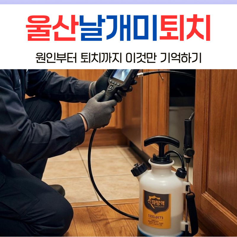 울산 날개미 퇴치 확실한 유입 차단을 위해 원인부터 알려면