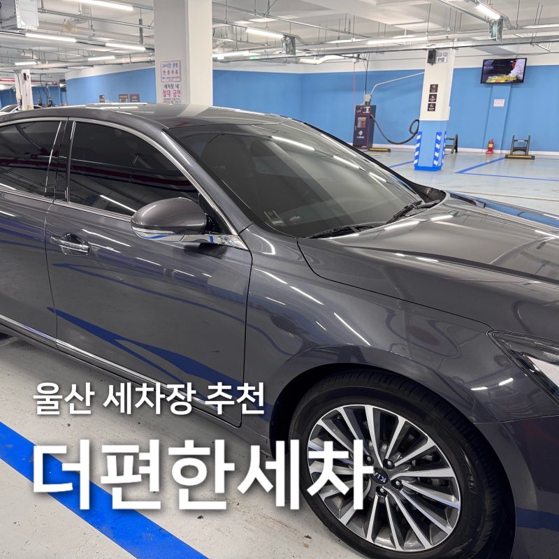 울산세차장 더편한세차 노터치 자동세차장 추천