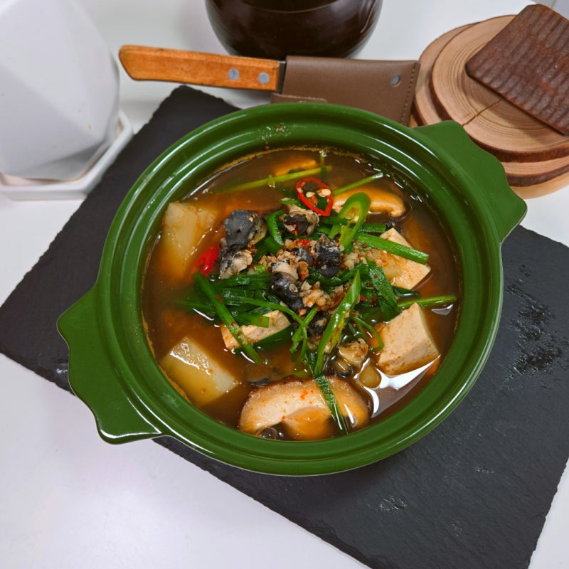 우렁 된장찌개 맛있게 끓이는법 레시피