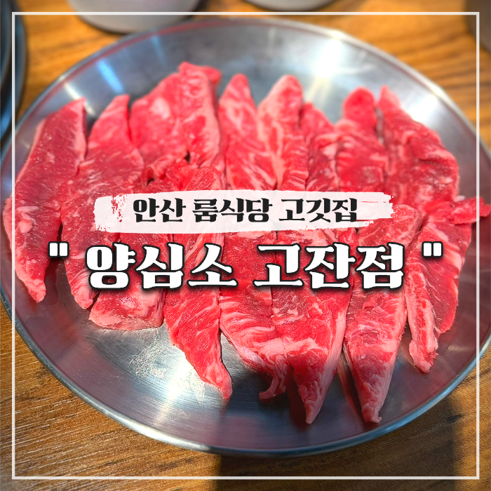  안산 룸식당 고깃집 양심소 고잔점 (차돌된장찌개 맛집)