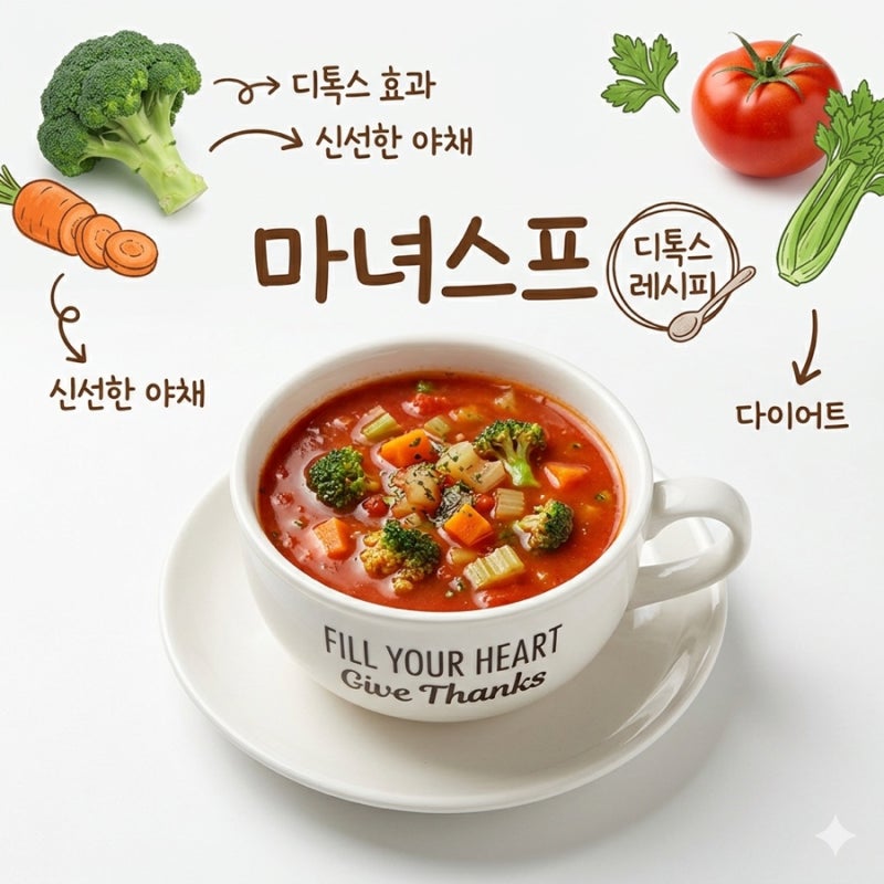 마녀스프 디톡스 효과 다이어트 레시피, 칼로리 효능 4가지