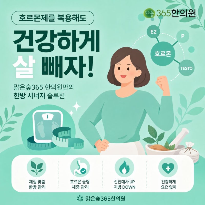 [갱년기 다이어트 ③] "호르몬 약 먹으면 살찌나요?" 갱년기 호르몬 대체요법(HRT)과 나잇살