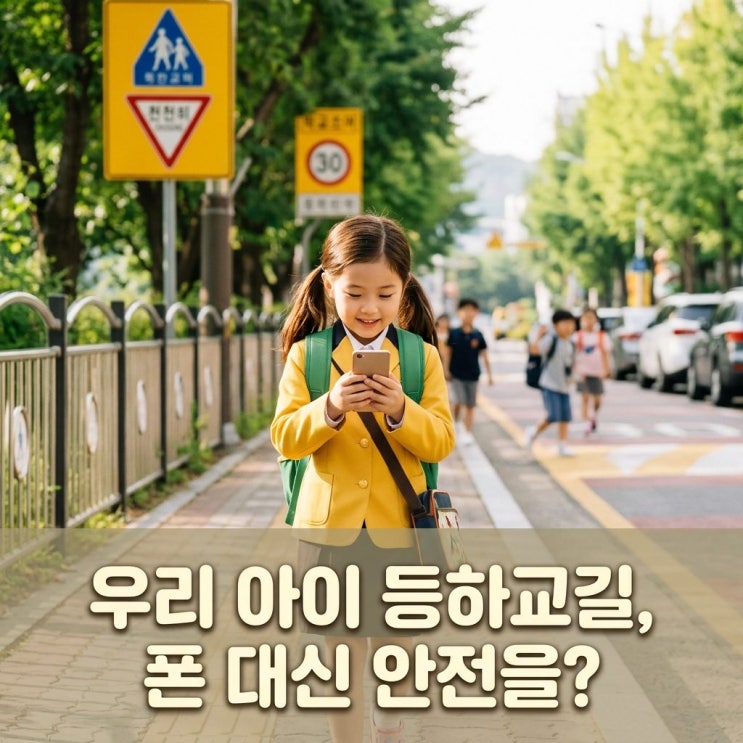  아이 스마트폰 습관과 등하교 안전지킴이, 위치추적 자녀케어앱 하나로 스마트하게 관리하는 법
