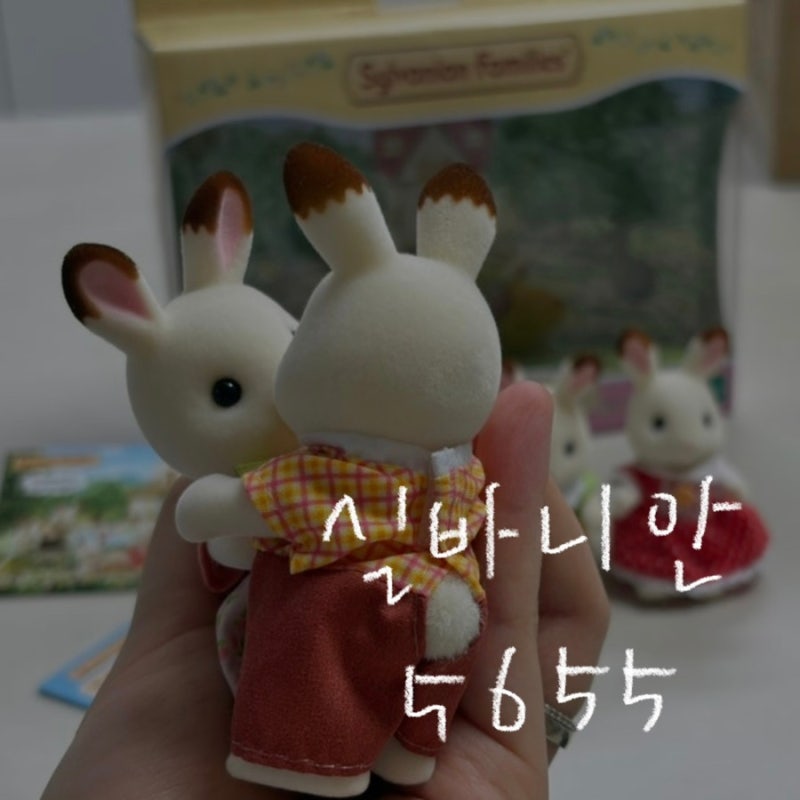 [실바니안 패밀리 5655] 초콜릿 토끼 가족 언박싱