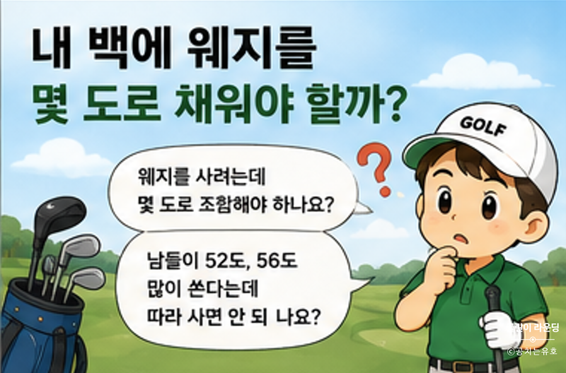 ⛳️ [장비] 52도? 56도? 나에게 딱 맞는 '웨지 로프트 각도 구성' 추천 공식 ️