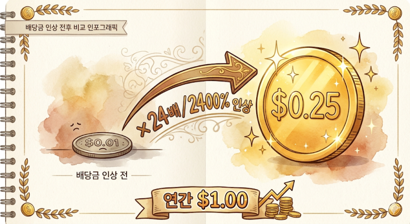 분기마다 배당 주는 엔비디아 배당금 2400% 인상?! 이제 배당주로 봐야 할까?