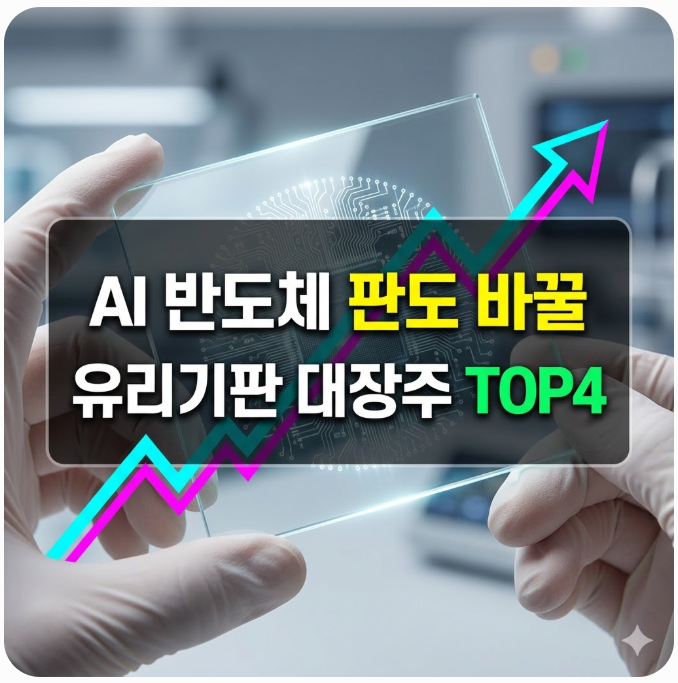  "27만 원이 100만 원으로?" AI 반도체 판도 바꿀 유리기판 대장주 TOP4