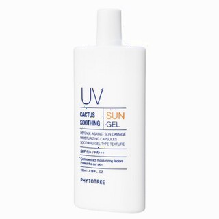  피토트리 선인장 수딩 아쿠아 선젤 100ml - 대용량 촉촉한 자외선 차단제