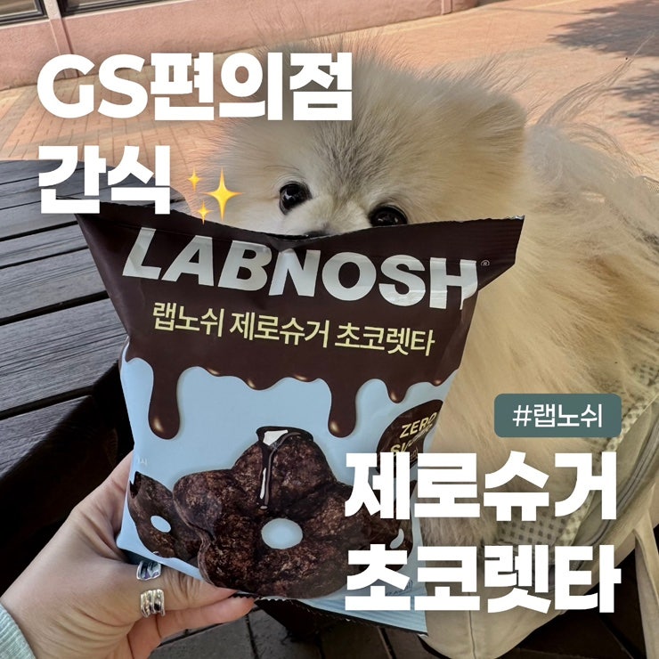 GS 편의점 다이어트 간식 l 맛있는데 제로슈가라니 랩노쉬 제로슈거 초코렛타