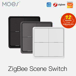  MOES 4G Tuya ZigBee 무선 씬 스위치 - 스마트홈 자동화의 중심