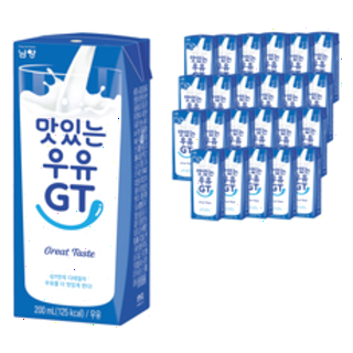  맛있는우유GT 멸균우유 200ml 24개 - 오래 보관하는 깔끔한 멸균 우유