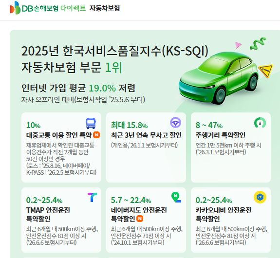DB다이렉트 자동차보험 고객센터 전화번호 및 상담원 바로 연결하기