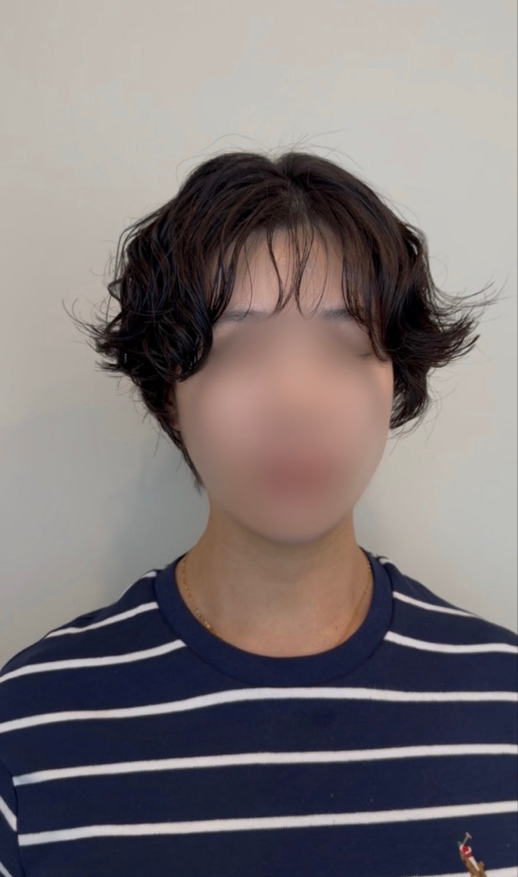  곱슬머리에 해본 여자 숏컷 빈티지펌