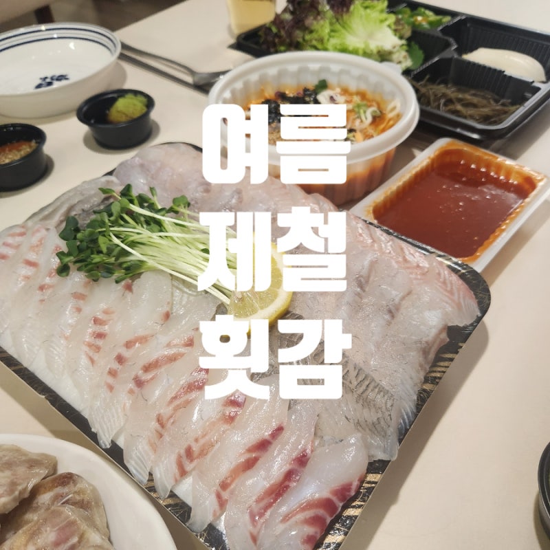 7월 여름 제철 회 생선