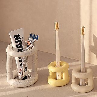  1+1 몽글몽글 칫솔꽂이 - 귀여운 디자인으로 완성하는 욕실 정리