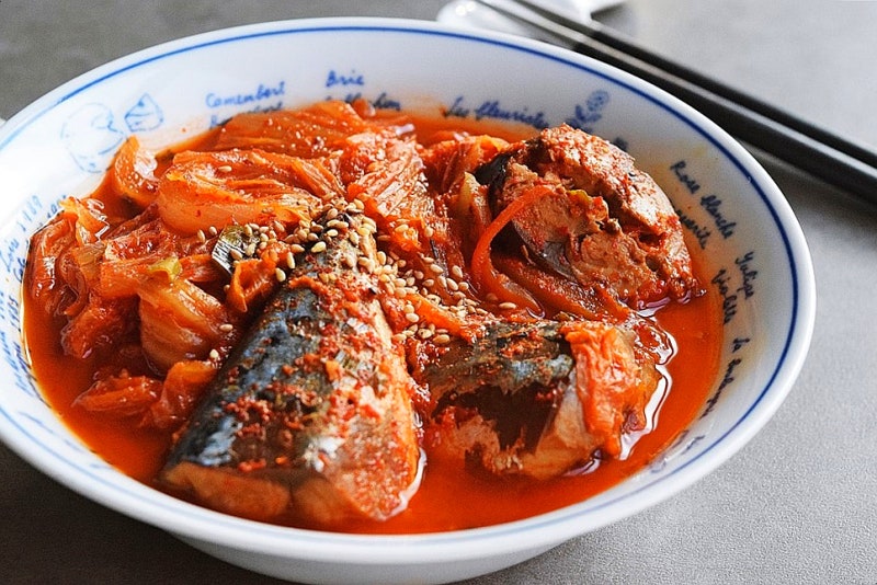 오늘저녁메뉴 고등어김치찜 신김치 고등어조림 레시피 고등어통조림 요리