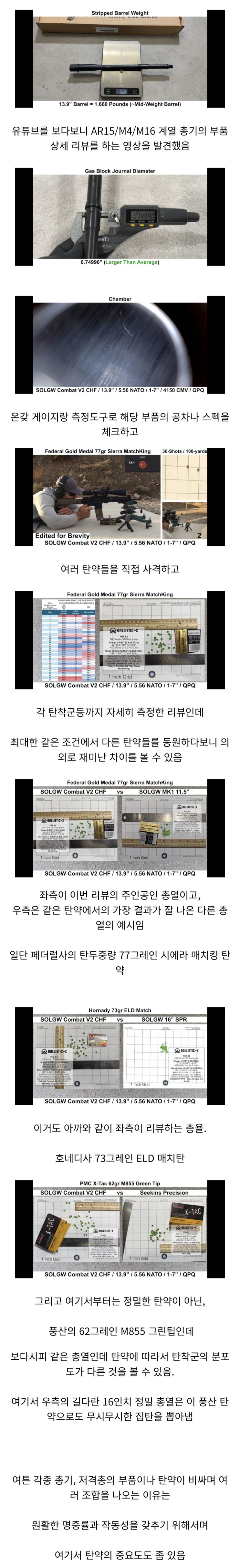  탄약에 따른 명중률 차이