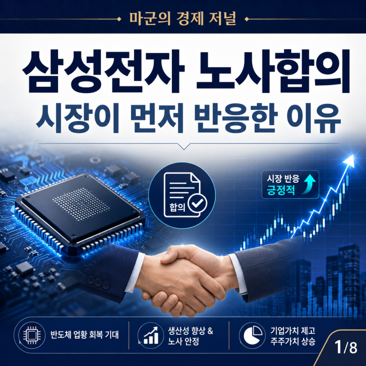  삼성전자 노사합의, 시장이 먼저 반응한 이유