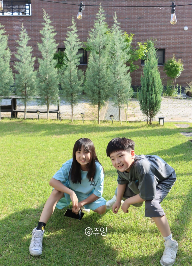 키즈상하복 뉴발란스키즈 상하복 여름셋업 고학년 남매룩