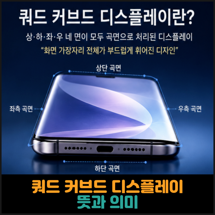  쿼드 커브드 디스플레이 뜻과 의미