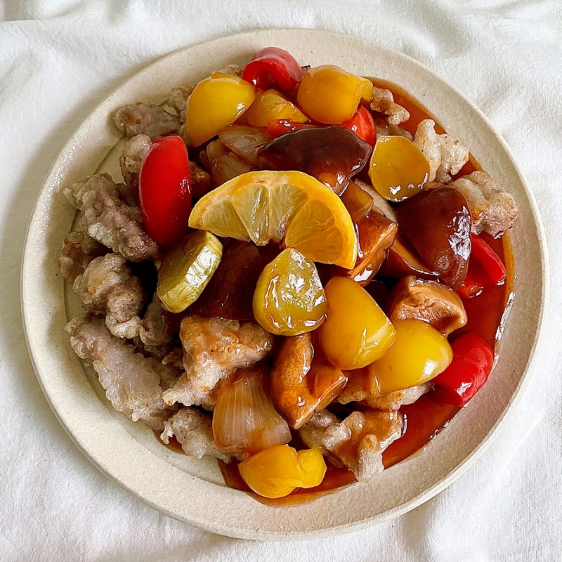 찹쌀탕수육 만들기 반죽비율이 핵심! 소스에 이거 꼭 넣어요