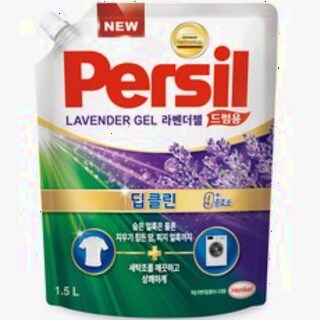  퍼실 딥클린 라벤더젤 플러스 드럼용 리필 - 부드러운 향과 강력한 세척력