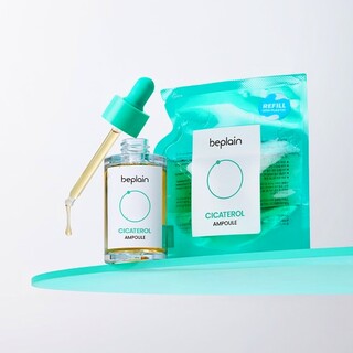  비플레인 시카테롤 앰플 30ml + 31ml 리필 - 진정 리필 실속 세트