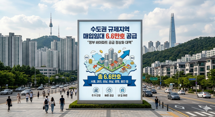  수도권 규제지역 매입임대 6.6만호 공급 정부 비아파트 공급 정상화 대책 정리 | 국토교통부