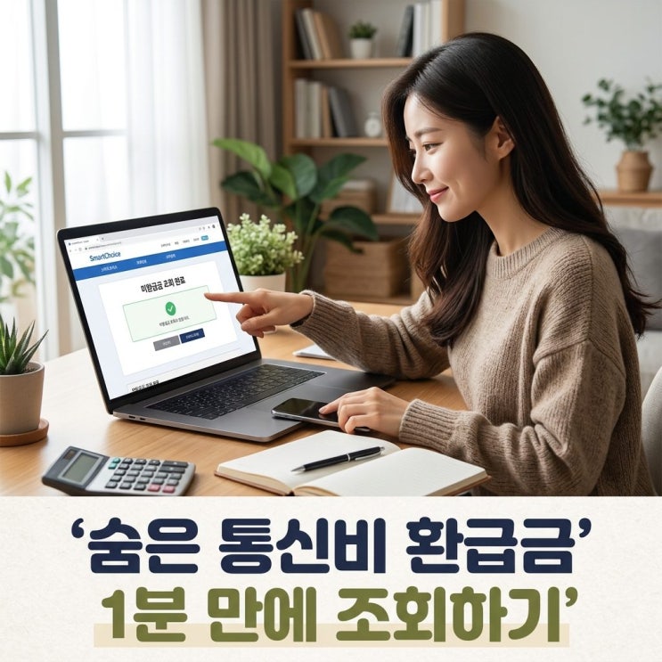  통신비환급금조회 방법 및 신청 대상자 총정리 (숨은 돈 1분 만에 찾기)